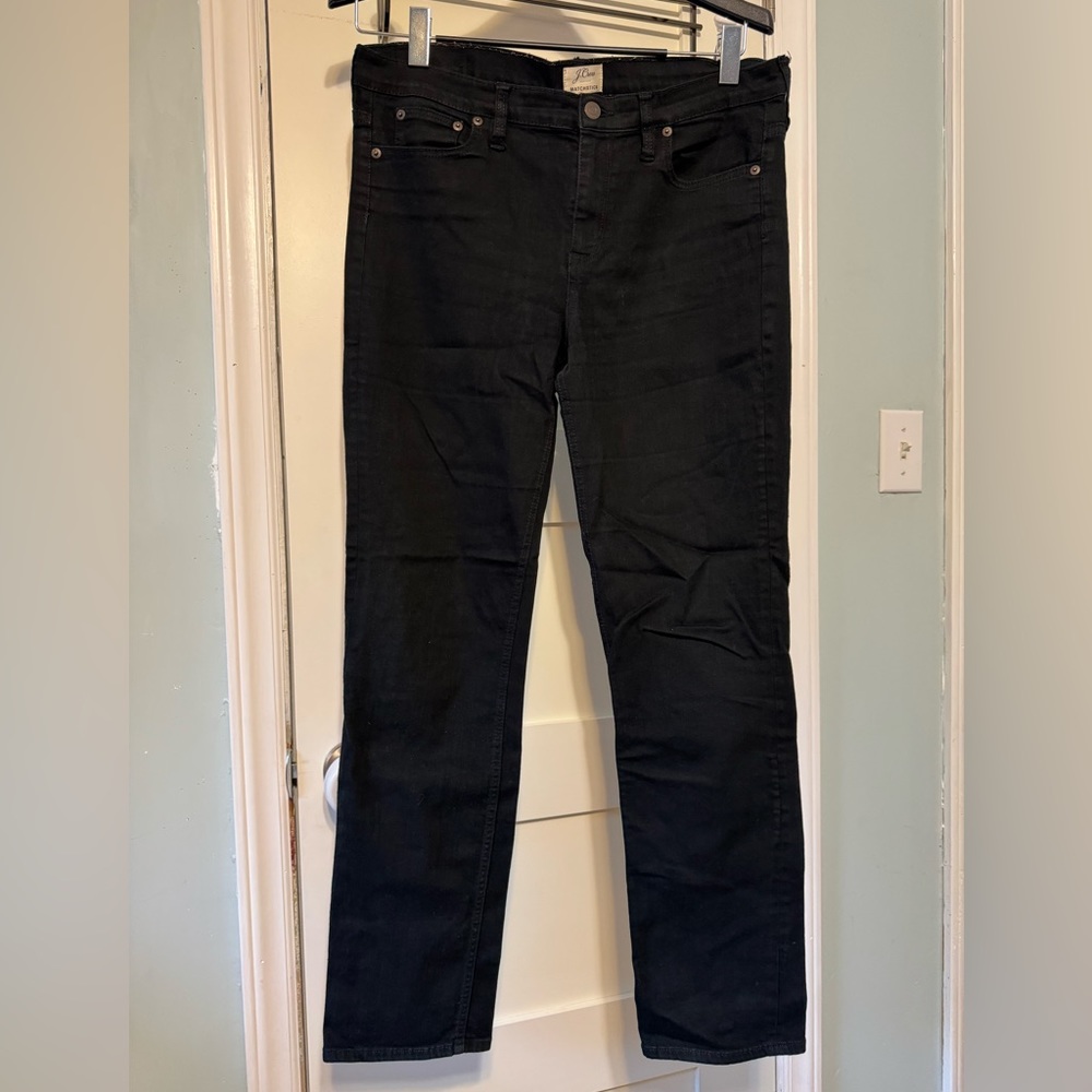 J.Crew mid rise straight jeans
